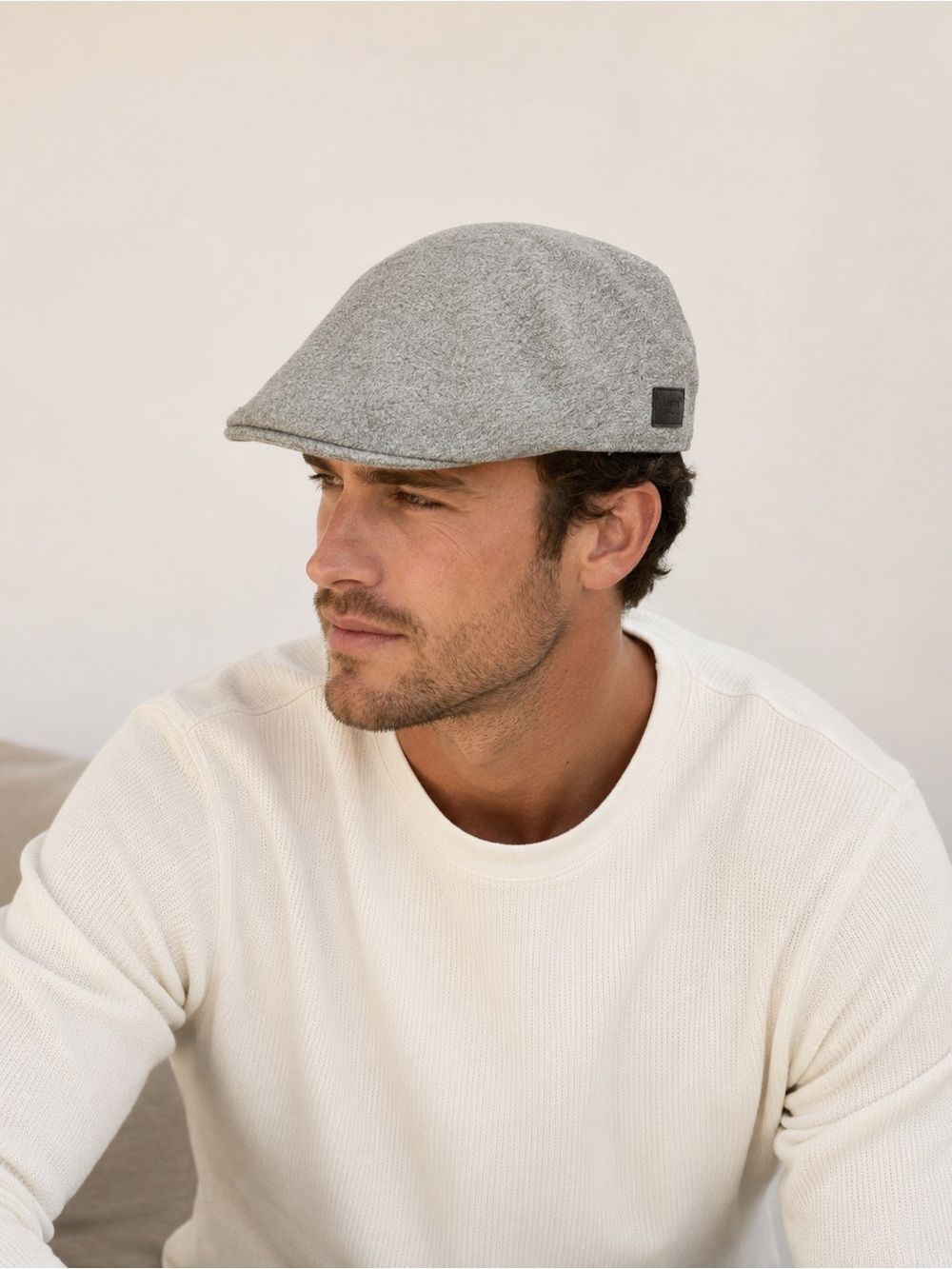 Levi’s Gray Flat Cap Newsboy Ivy Hat
